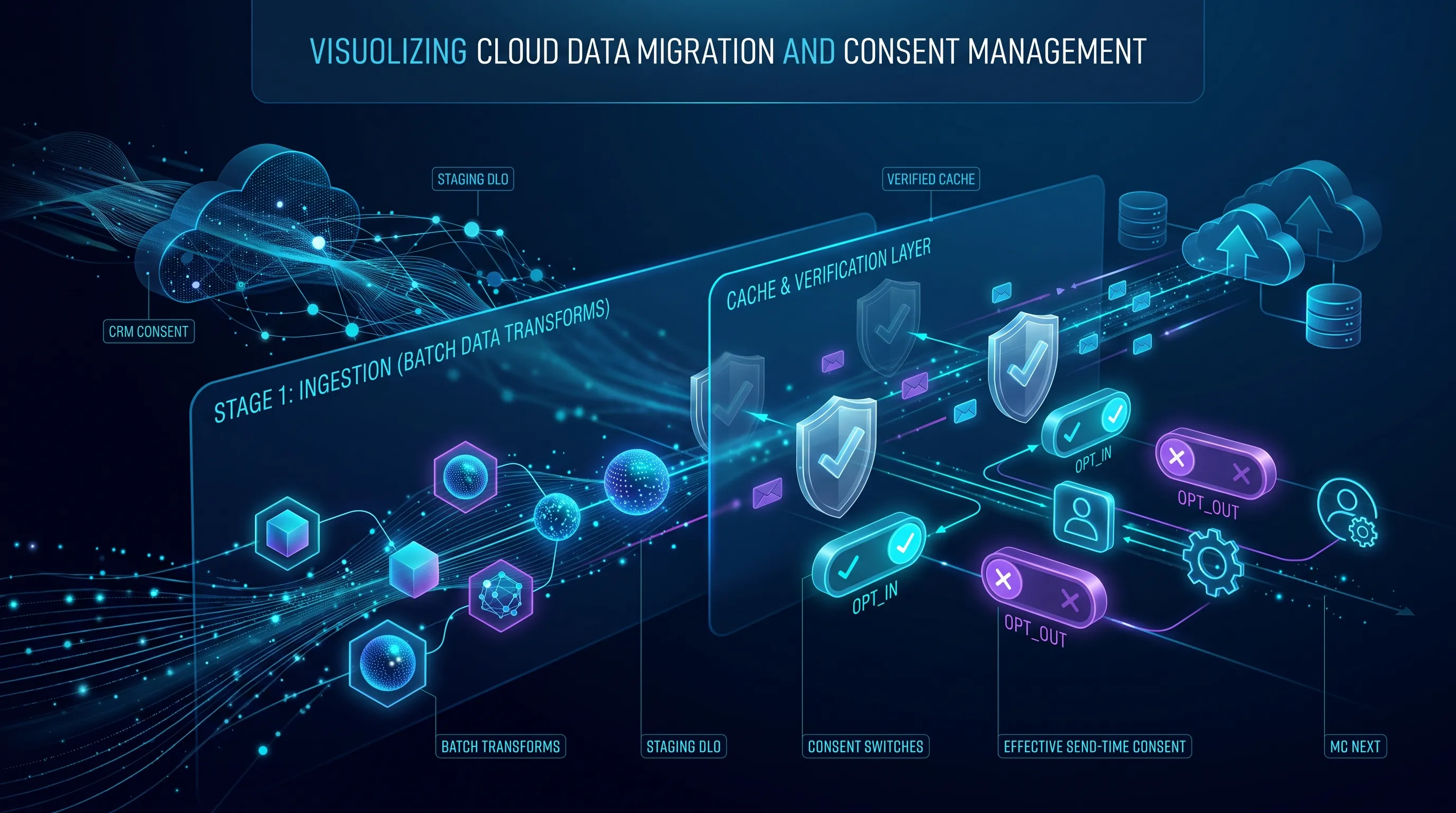 Cover for Migrating Consent from Salesforce CRM to Marketing Cloud Next: The Cache Trap