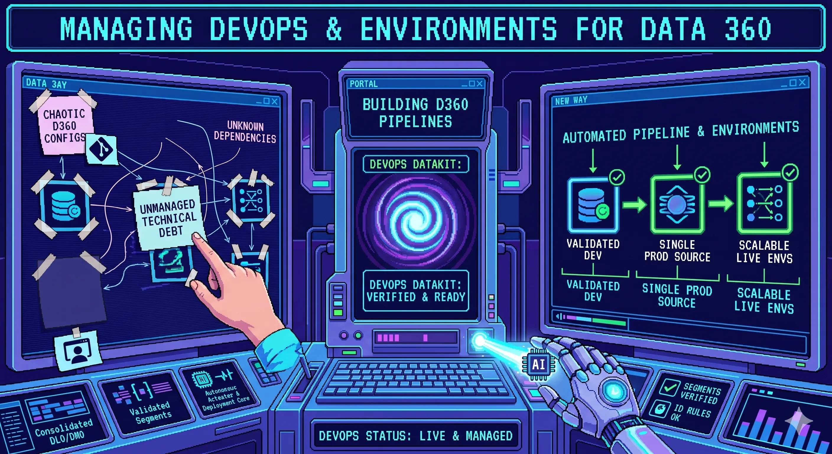 Cover for Managing Environment Strategy and DevOps for Data 360